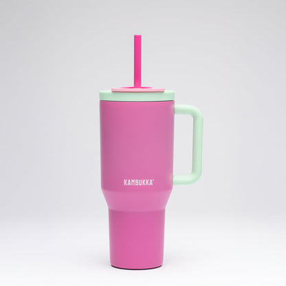 Trinkflasche Kambukka Tumbler 950 ml mit Strohhalm