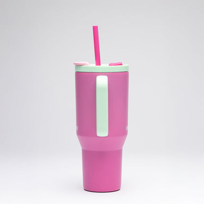 Trinkflasche Kambukka Tumbler 950 ml mit Strohhalm