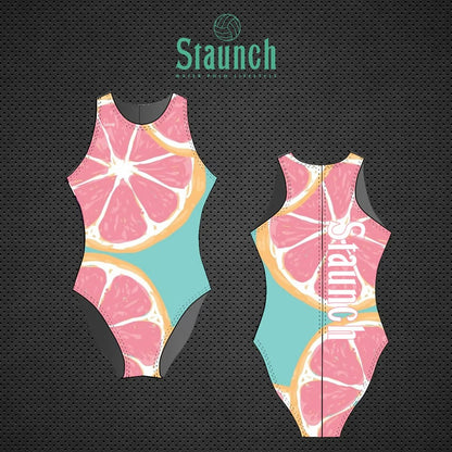 Badeanzug / Wasserballanzug Staunch Grapefruit