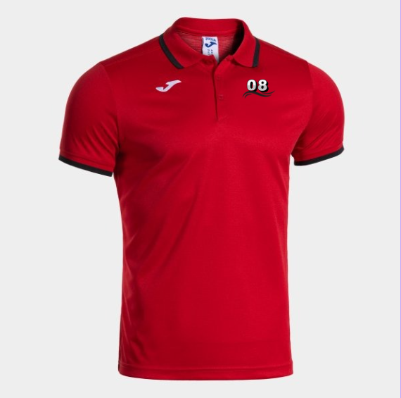 Joma KURZÄRMELIGES POLOSHIRT COMBI PREMIUM ROT SCHWARZ