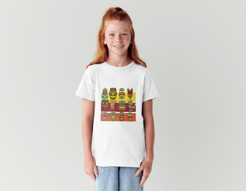 Kinder Heavy Cotton Youth T- Shirt inklusive einem Druck nach Wahl